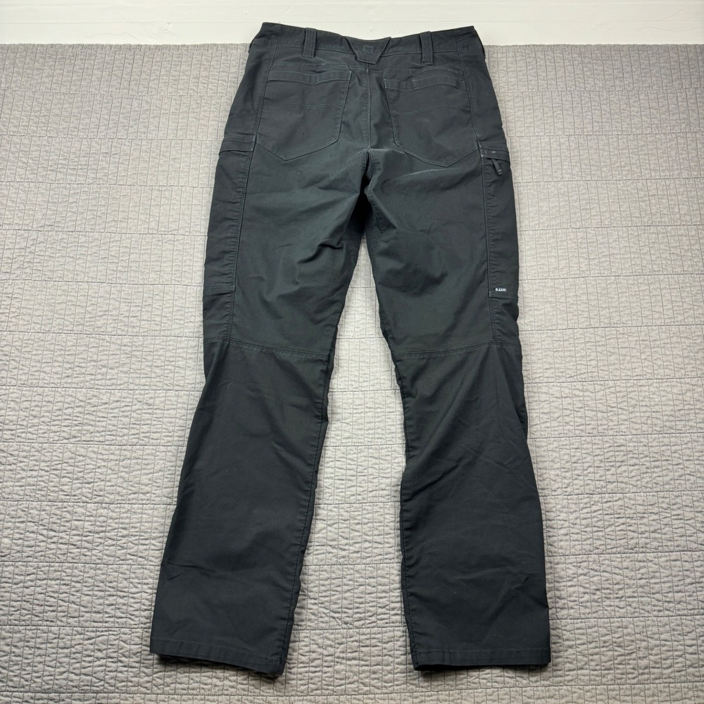 5.11 Tactical Men 34x34 (32x34) Apex Pants Black Cargo Straight Leg Utility Work - Picture 6 of 15